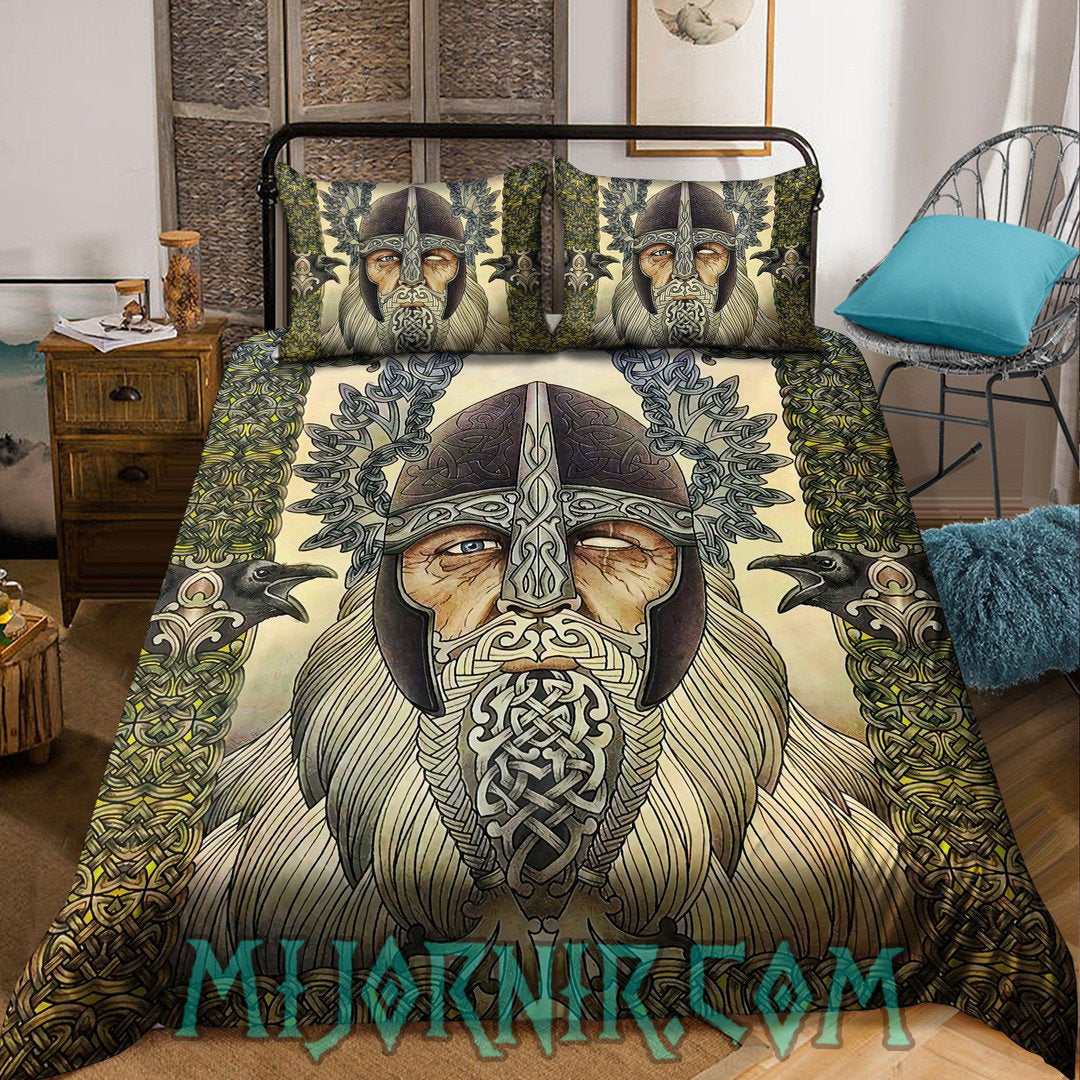 Odin's Wisdom - Viking Duvet Cover