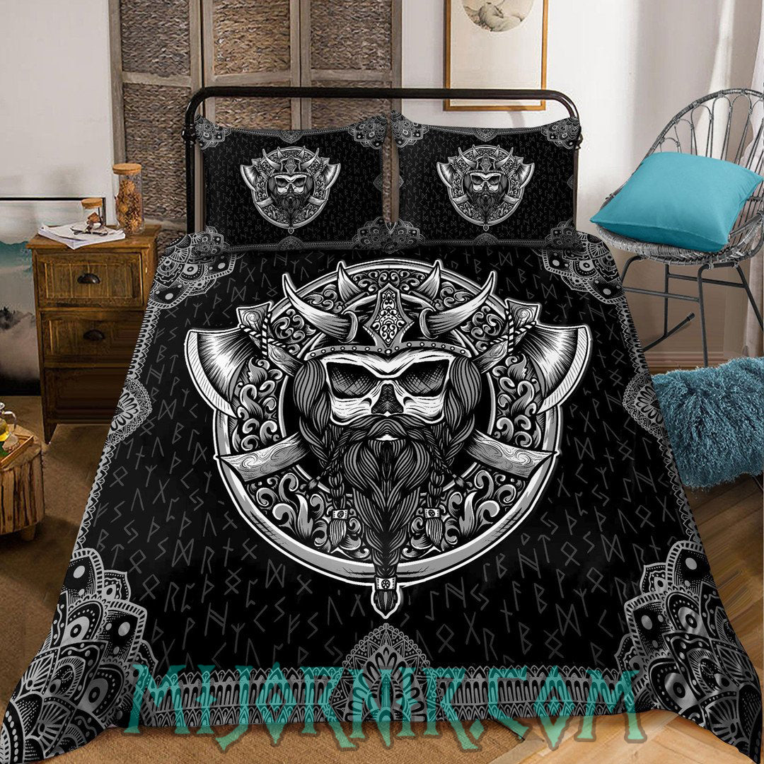 Viking Skull King - Viking Duvet Cover