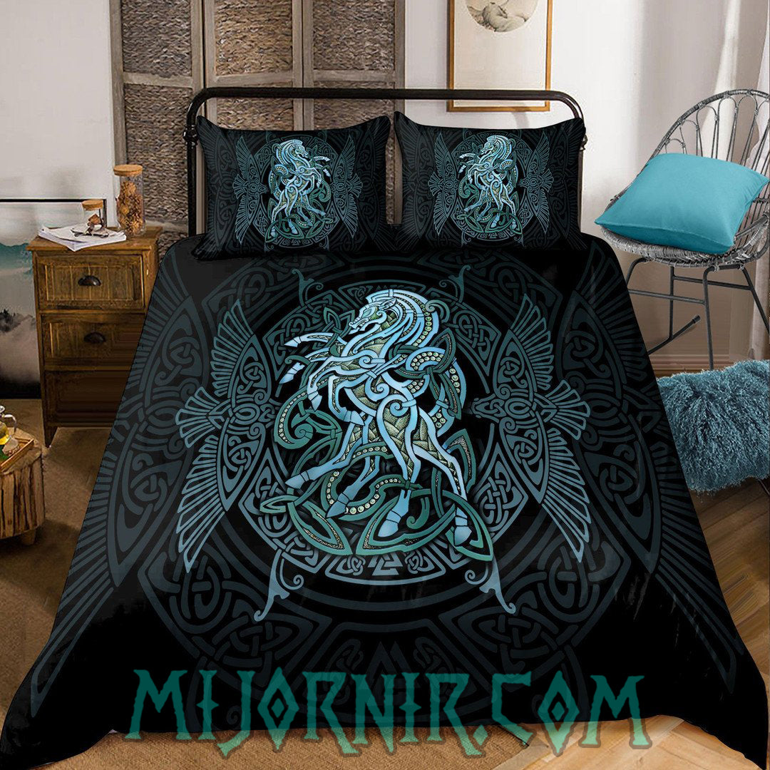 Mijonir Norse Serpent Duvet Cover