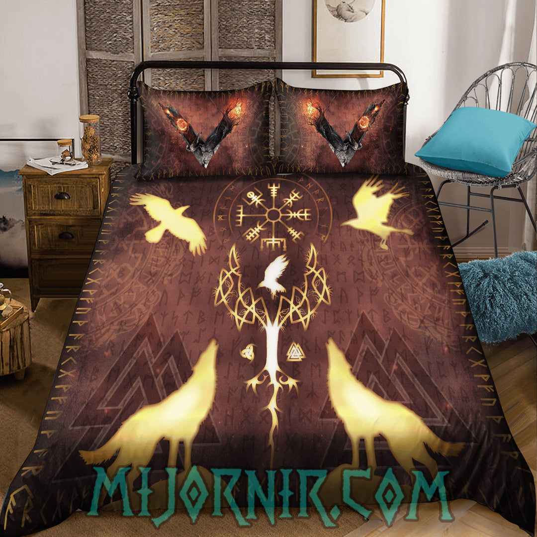 Wolves of Valhalla - Viking Duvet Cover