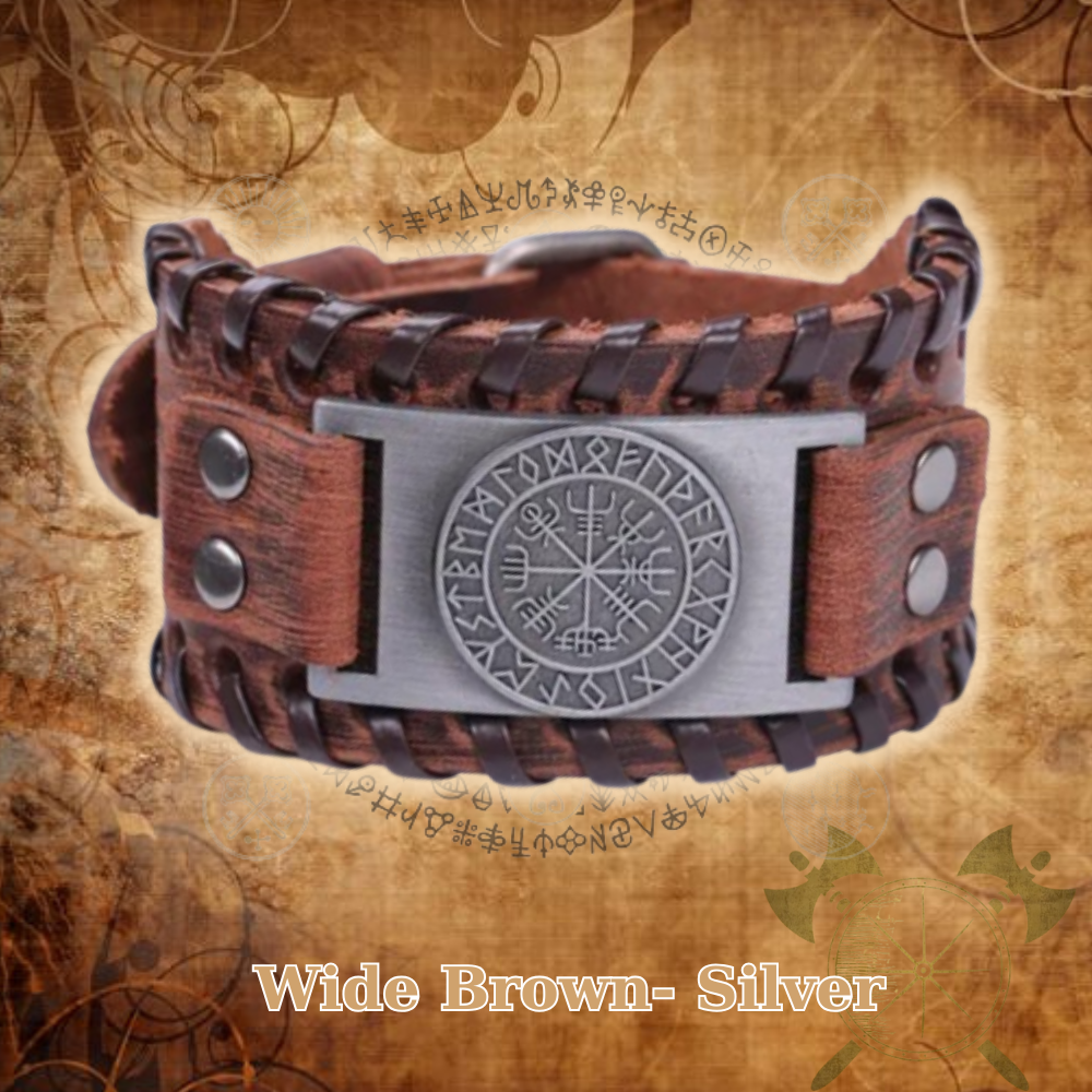 Viking Leather Bracelet Handmade