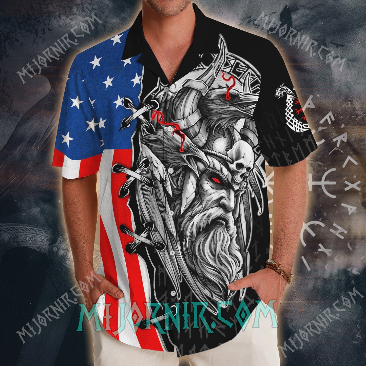 Viking by Blood, Patriot by Choice – Hawaii Shirt