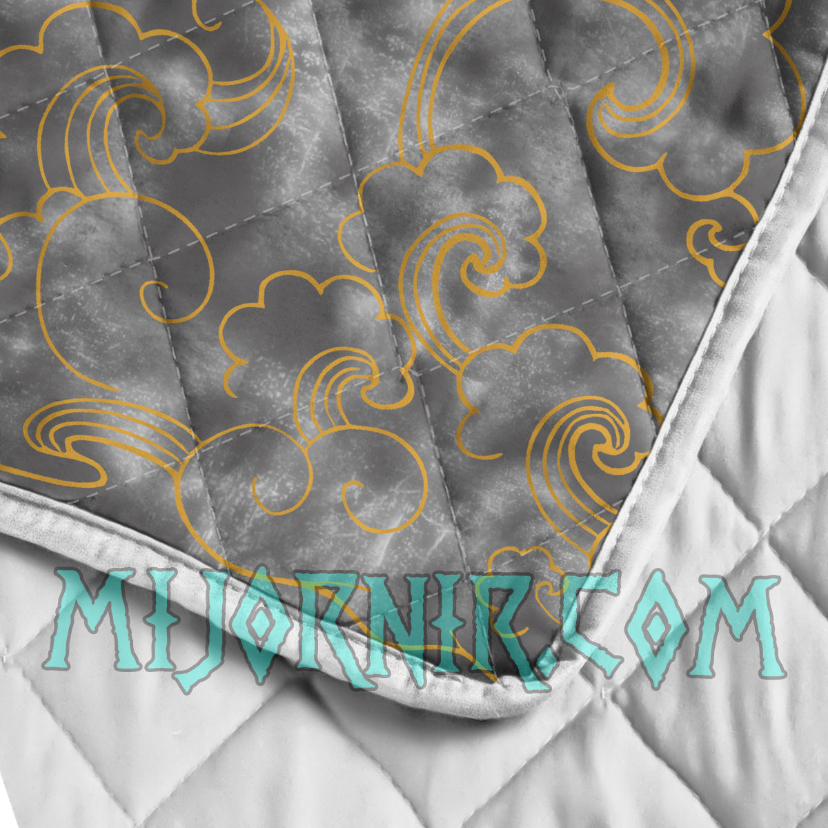 Golden Jormungandr - Viking Quilt Set