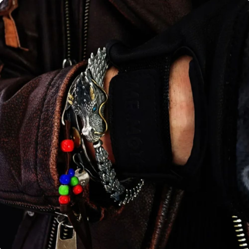 Serpent Dragon Medusa Viking Bracelet Mijonir