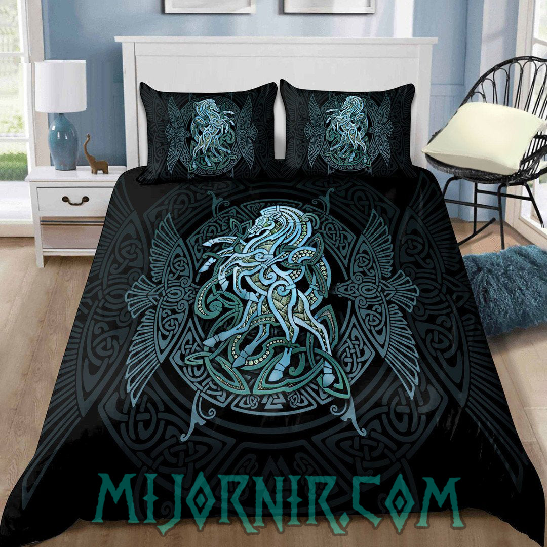 Mijonir Norse Serpent Duvet Cover