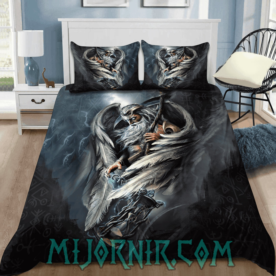 Odin's Wisdom - Viking Duvet Cover