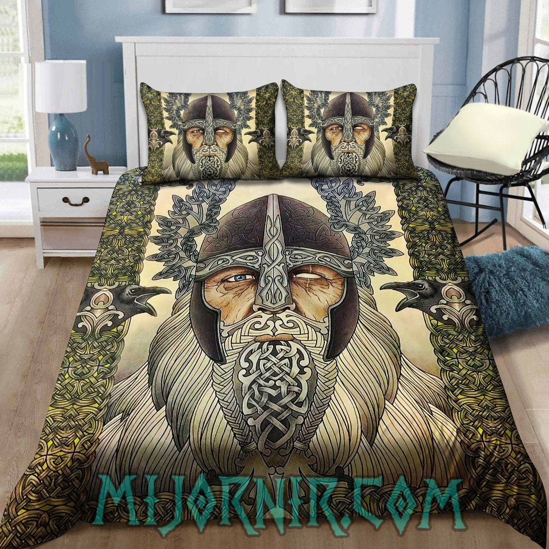 Odin's Wisdom - Viking Duvet Cover