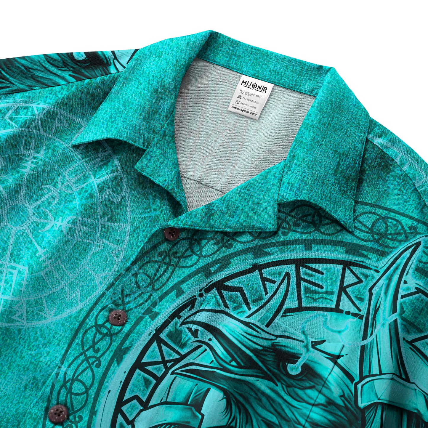 Odin's Gaze Hawaii Shirt - Viking Wisdom Edition