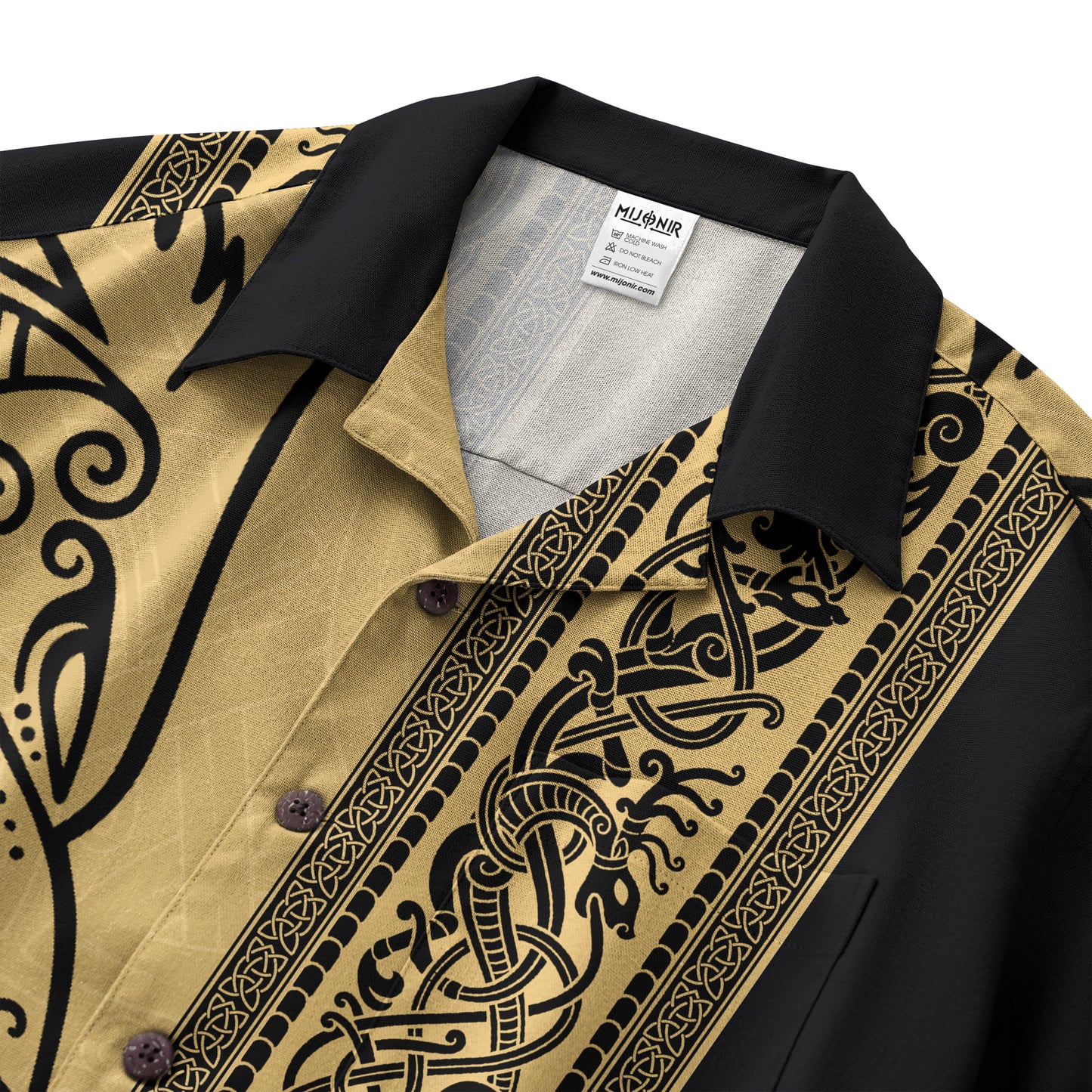 Golden Celtic Wolf– Hawaii Shirt