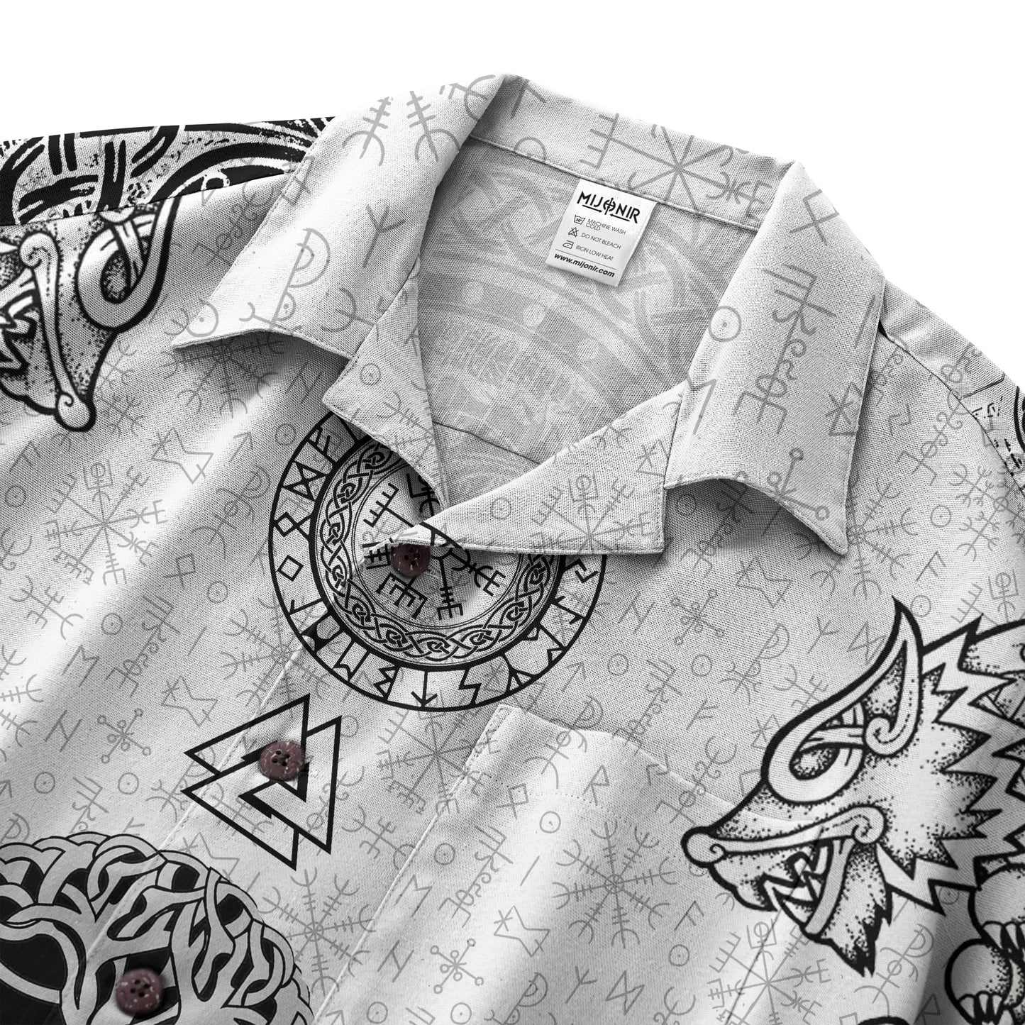Norse Dragon Shield Viking – Hawaiian Shirt