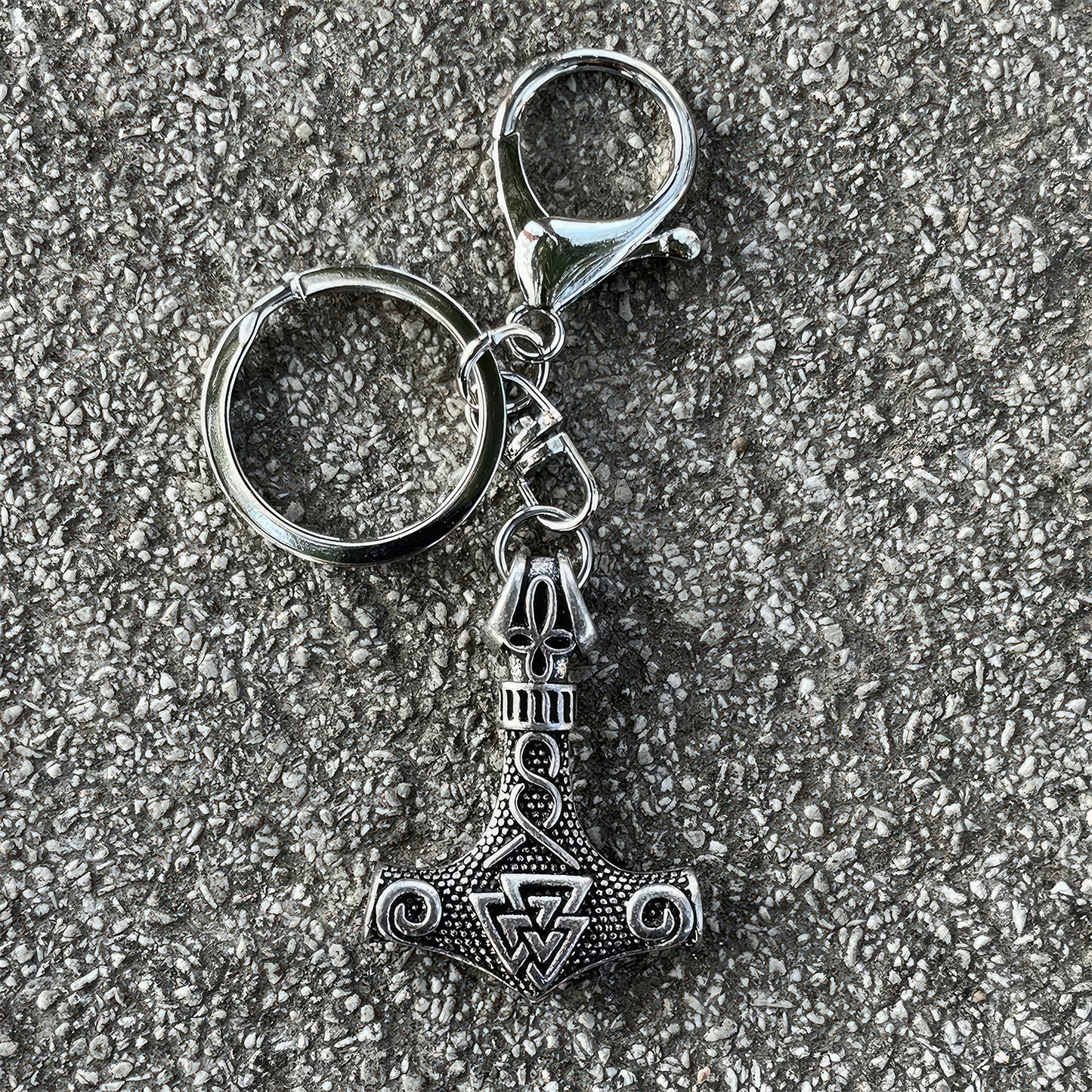 Thor’s Hammer Viking Keychain