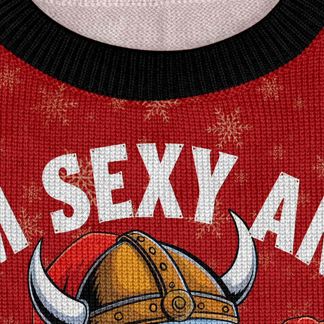 Nordic Snowman Swagger - Viking Ugly Christmas Sweater