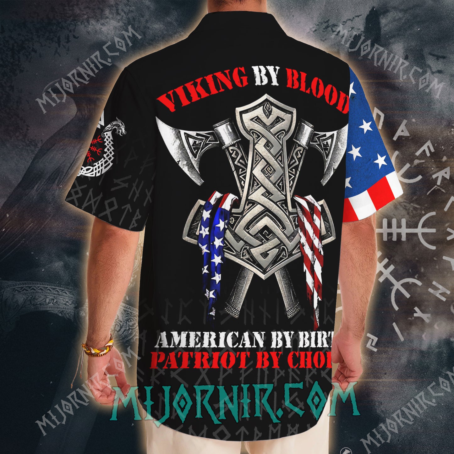 Viking by Blood, Patriot by Choice – Hawaii Shirt