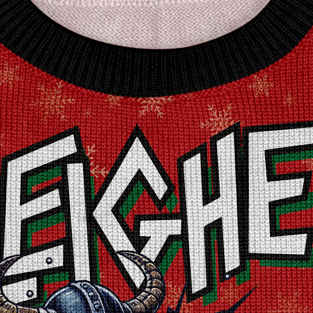 Sleigher Viking Rock - Viking Ugly Christmas Sweater