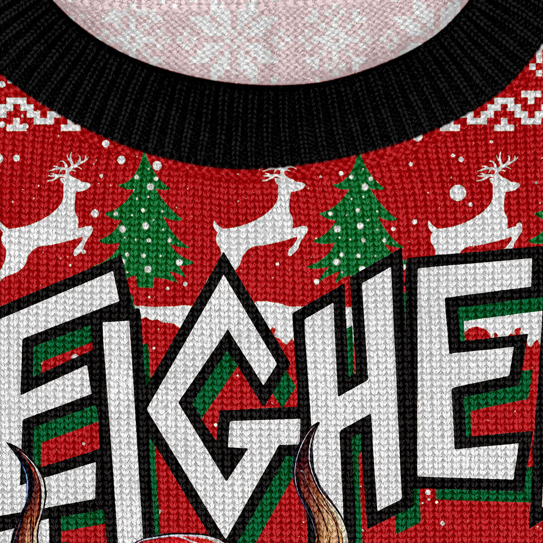 Santa's Viking Sleigher - Viking Ugly Christmas Sweater