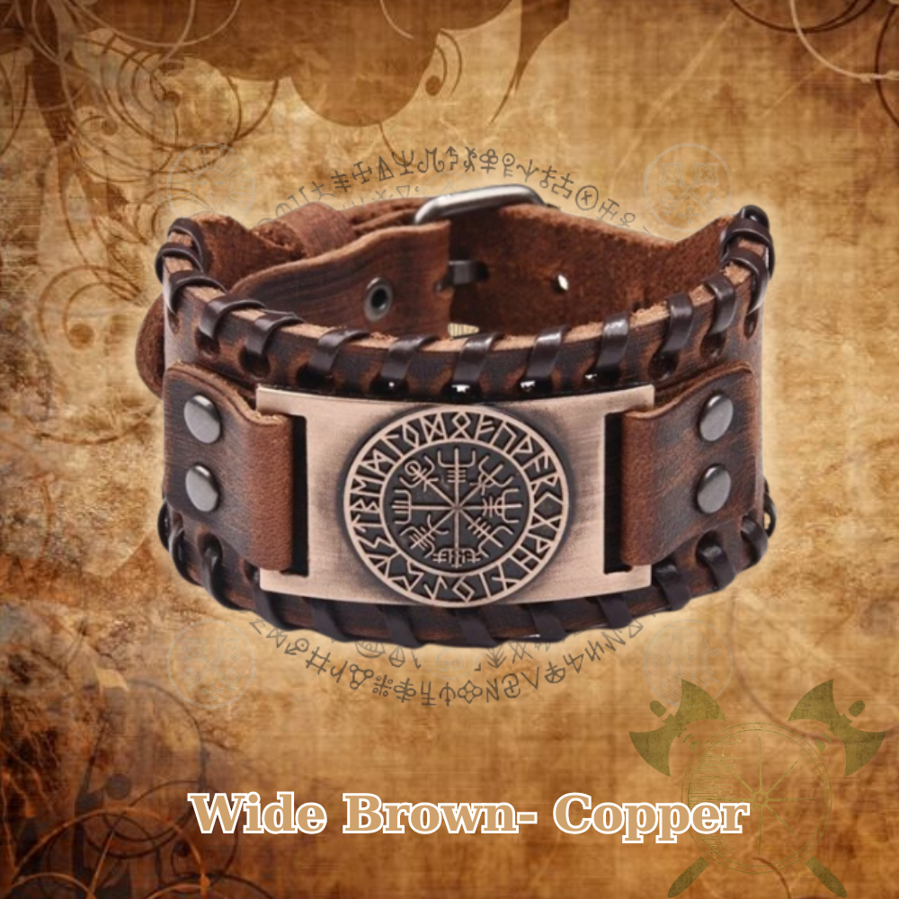 Viking Leather Bracelet Handmade