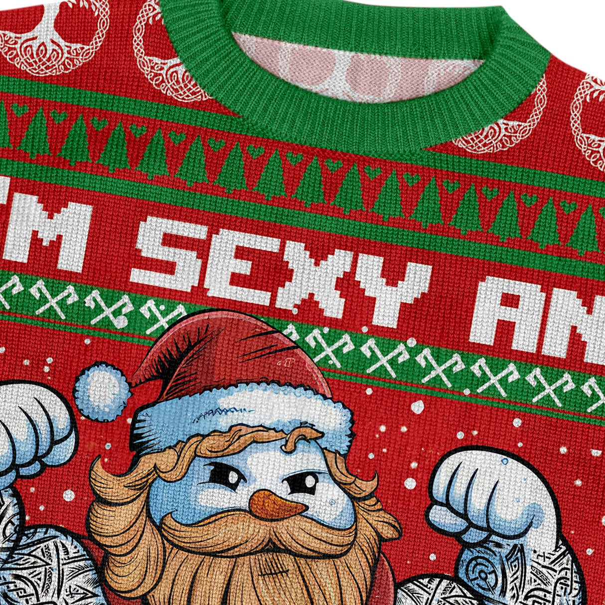 Viking Snowman Swagger - Viking Ugly Christmas Sweater