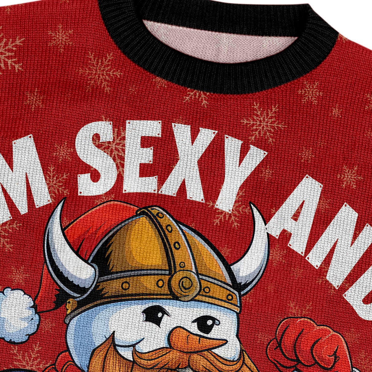 Nordic Snowman Swagger - Viking Ugly Christmas Sweater