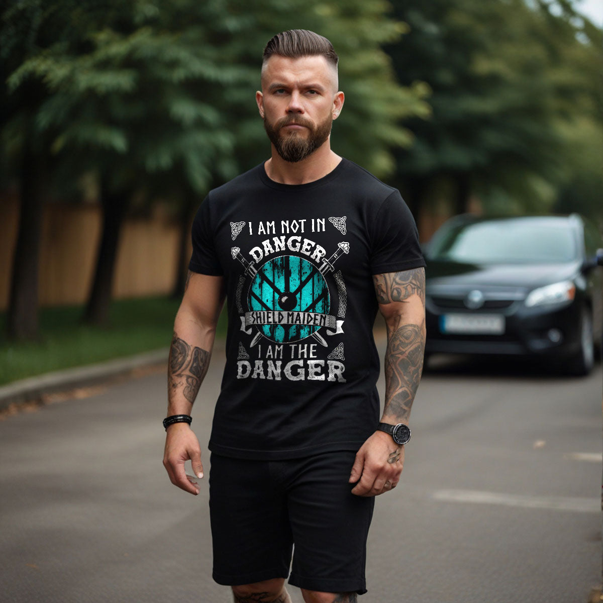 I Am Danger Valhalla Norse Viking T Shirt