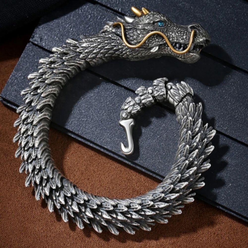 Serpent Dragon Medusa Viking Bracelet Mijonir