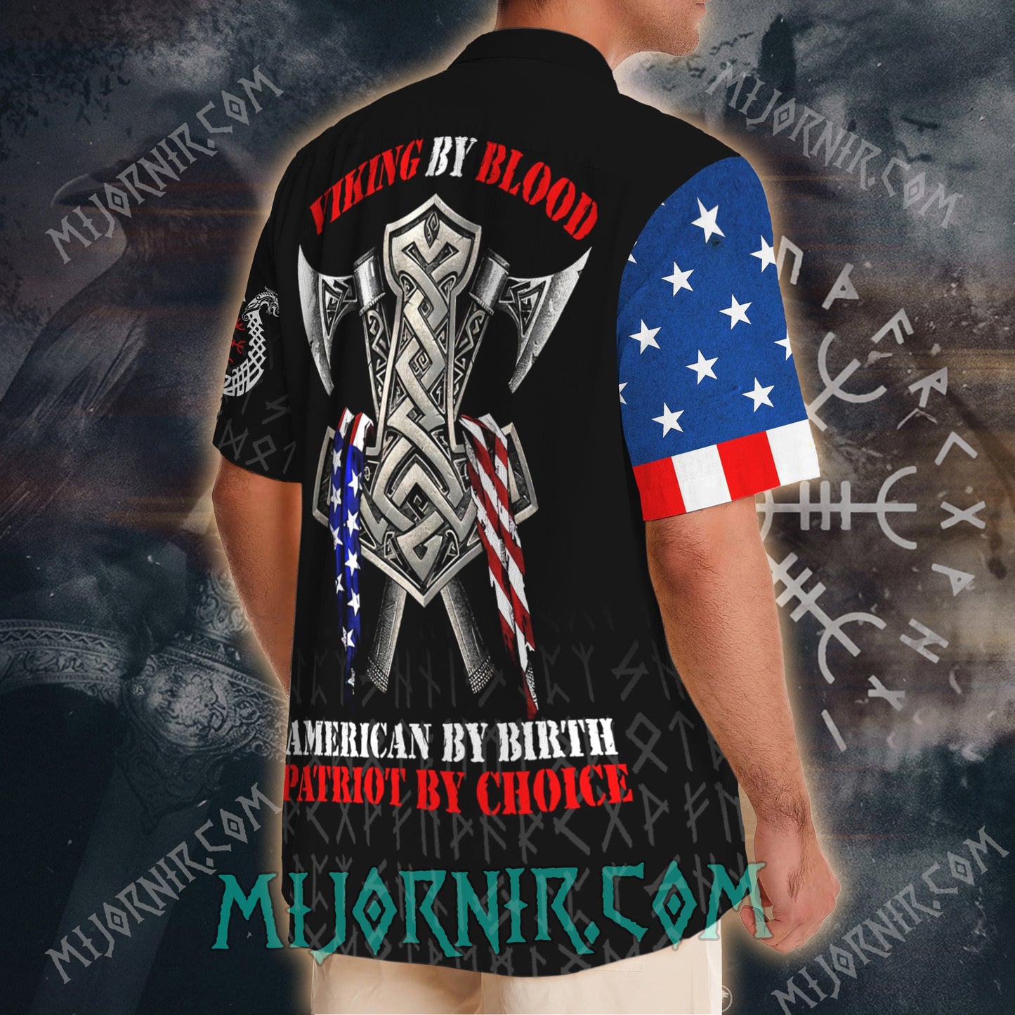 Viking by Blood, Patriot by Choice – Hawaii Shirt
