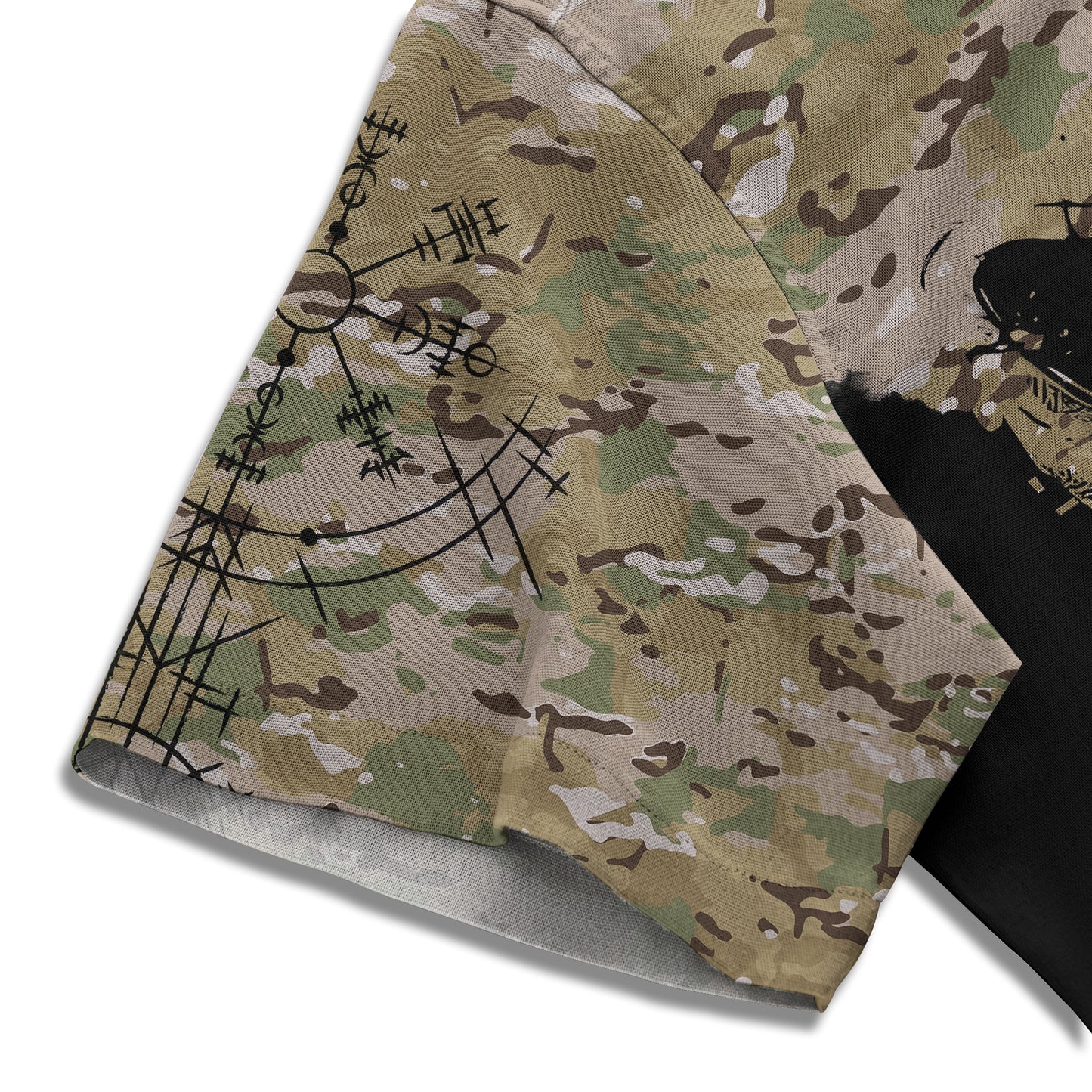 Viking Skull Camo Hawaiian Set – Tactical Style