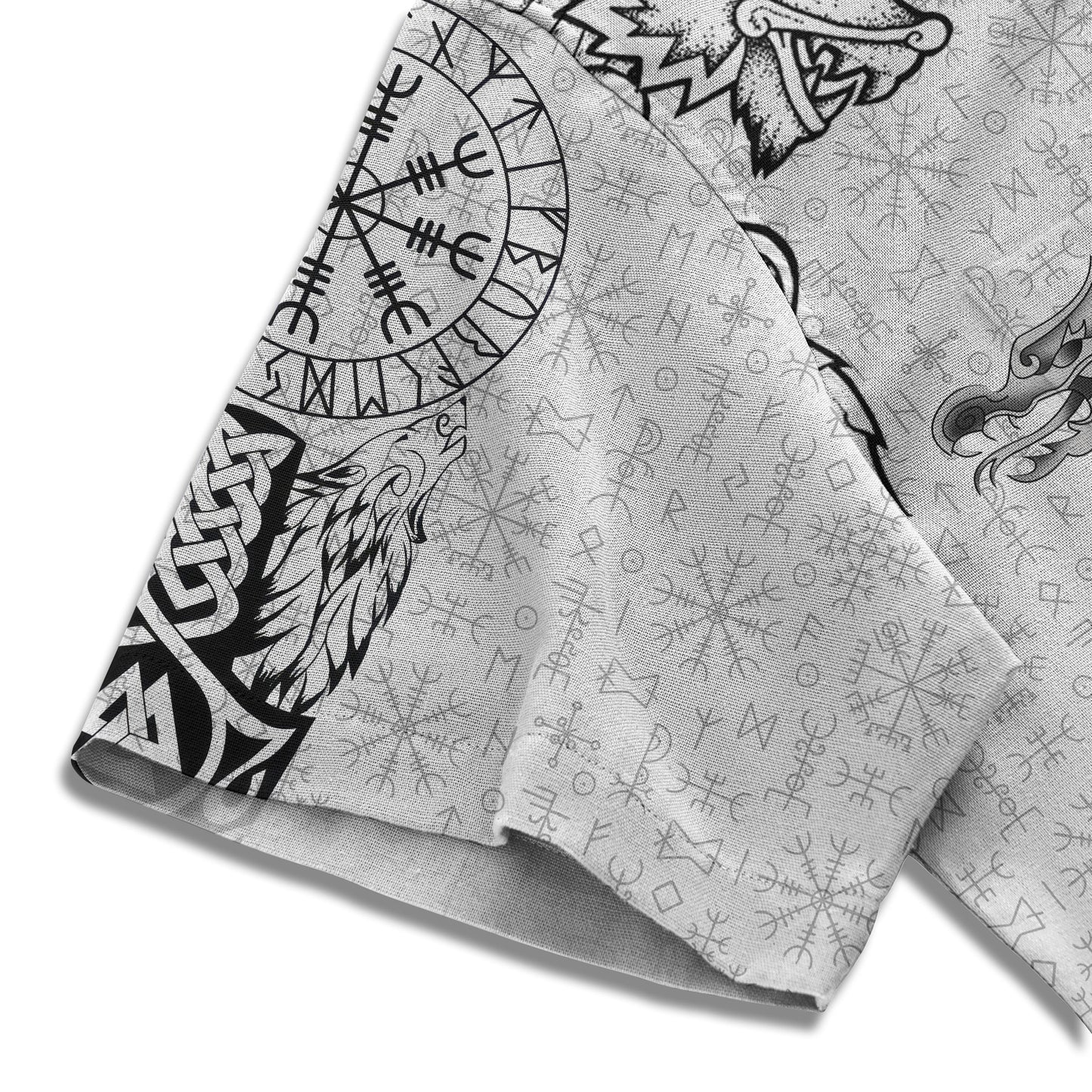 Norse Dragon Shield Viking – Hawaiian Shirt