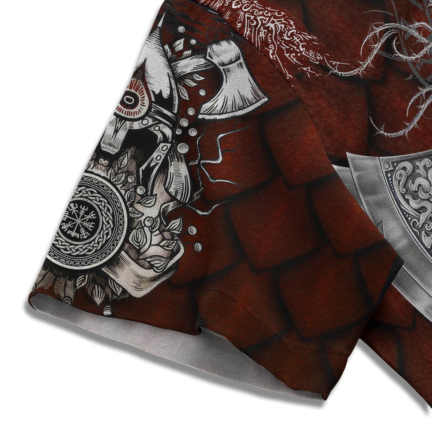 Viking Skull Warrior - Viking Hawaiian Shirt