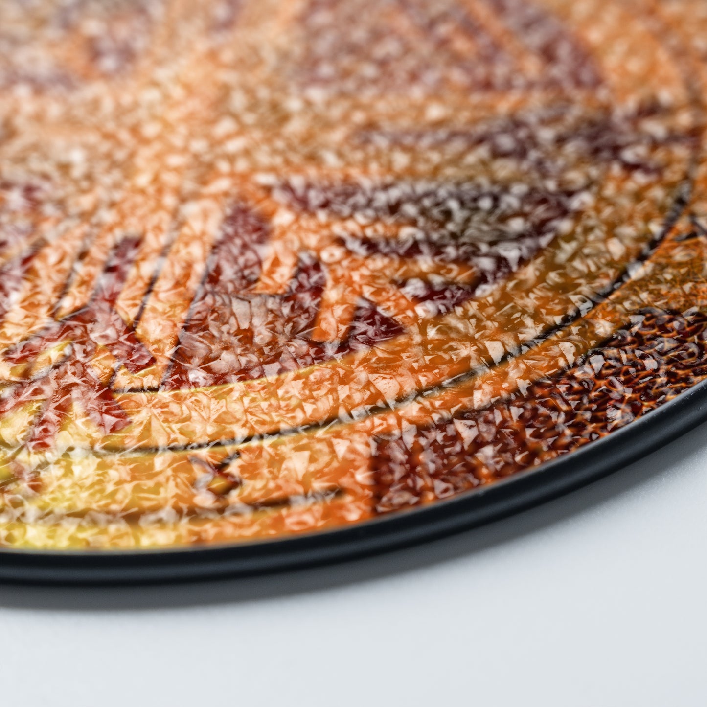 Viking Compass & Valknut - Viking Stained Glass Hanging Ornament