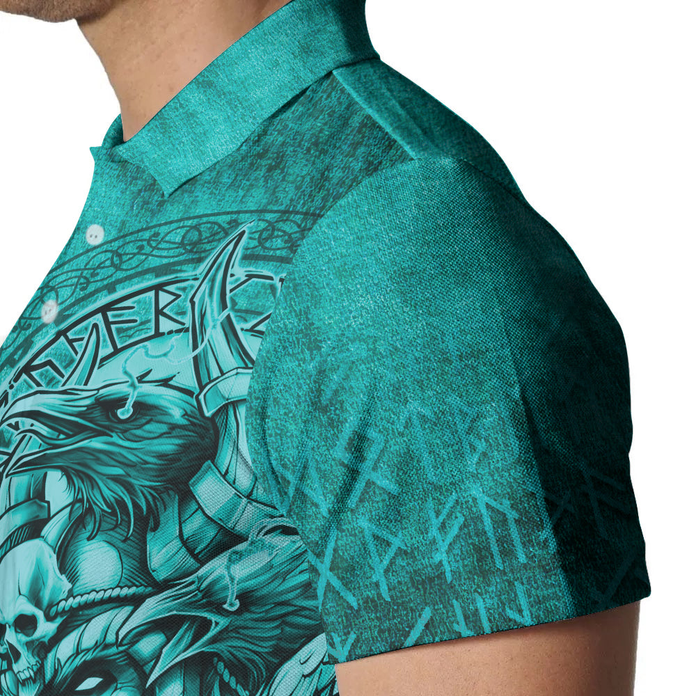 Odin's Gaze Hawaii Shirt - Viking Wisdom Edition