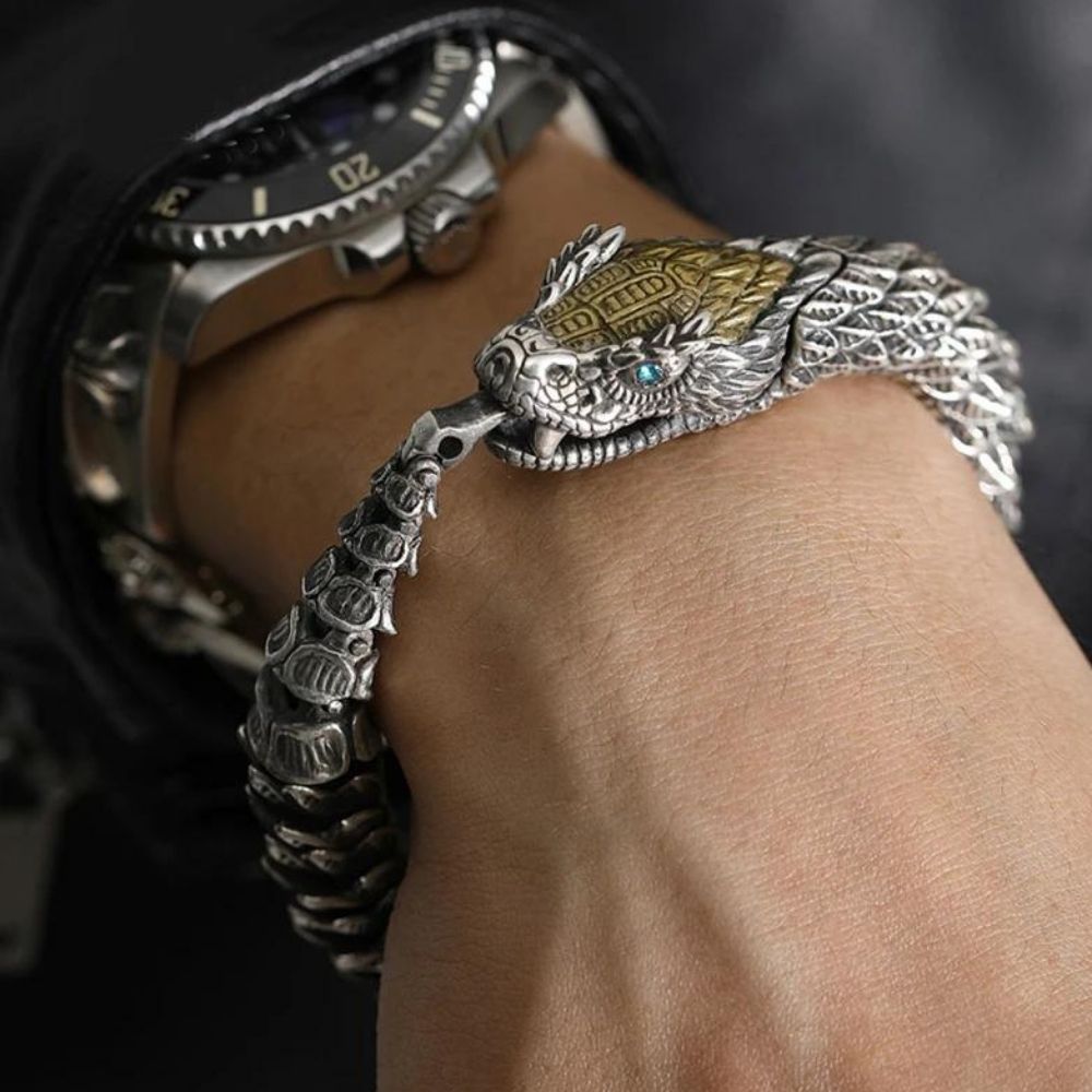 Serpent Dragon Medusa Viking Bracelet Mijonir