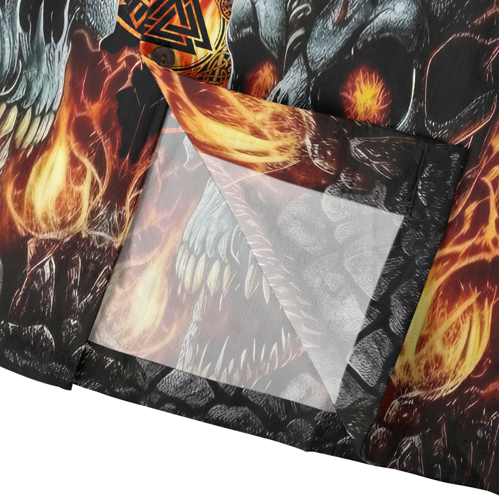 Viking Dragon Flames – Hawaiian Shirt