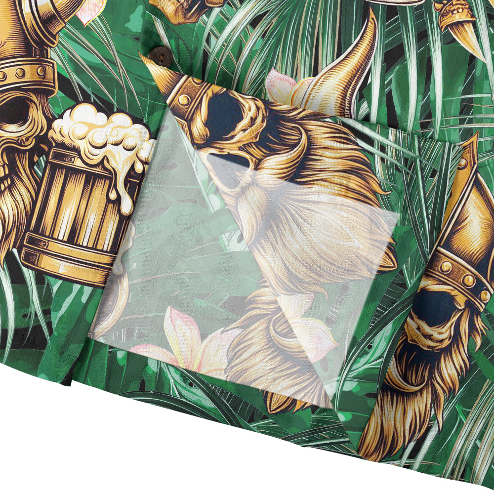 Der Teufel Bring Whisky mit – Wikinger-Hawaiihemd