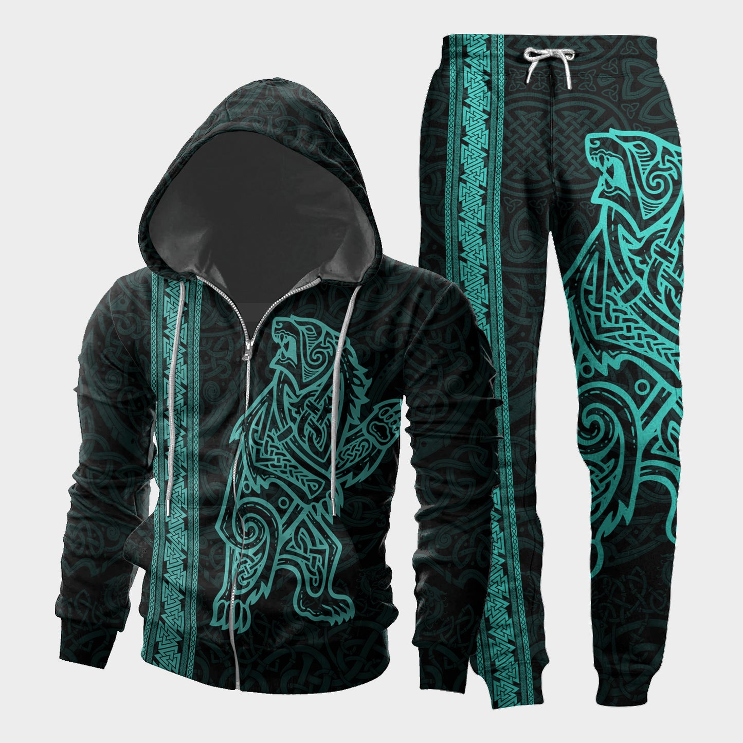 Berserker Bear - Viking Hoodie Set