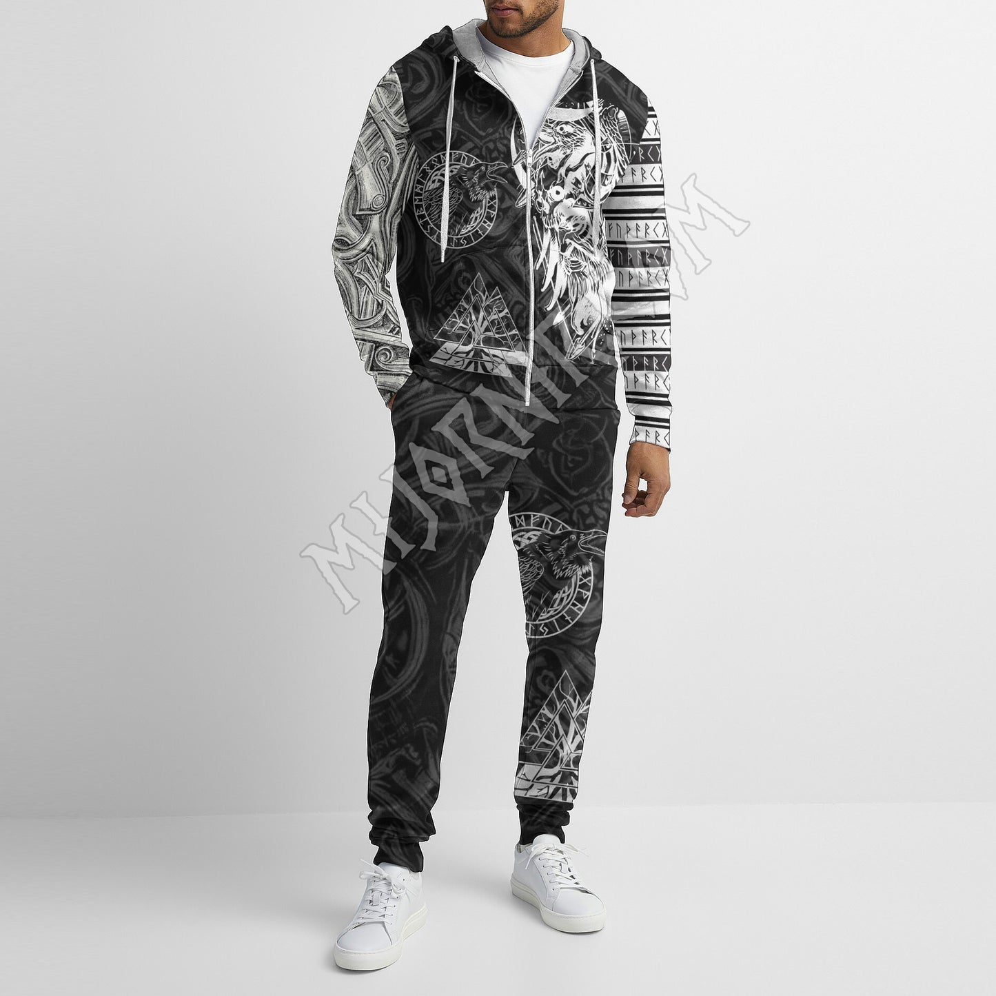 Odin's Embrace - Viking Hoodie Set