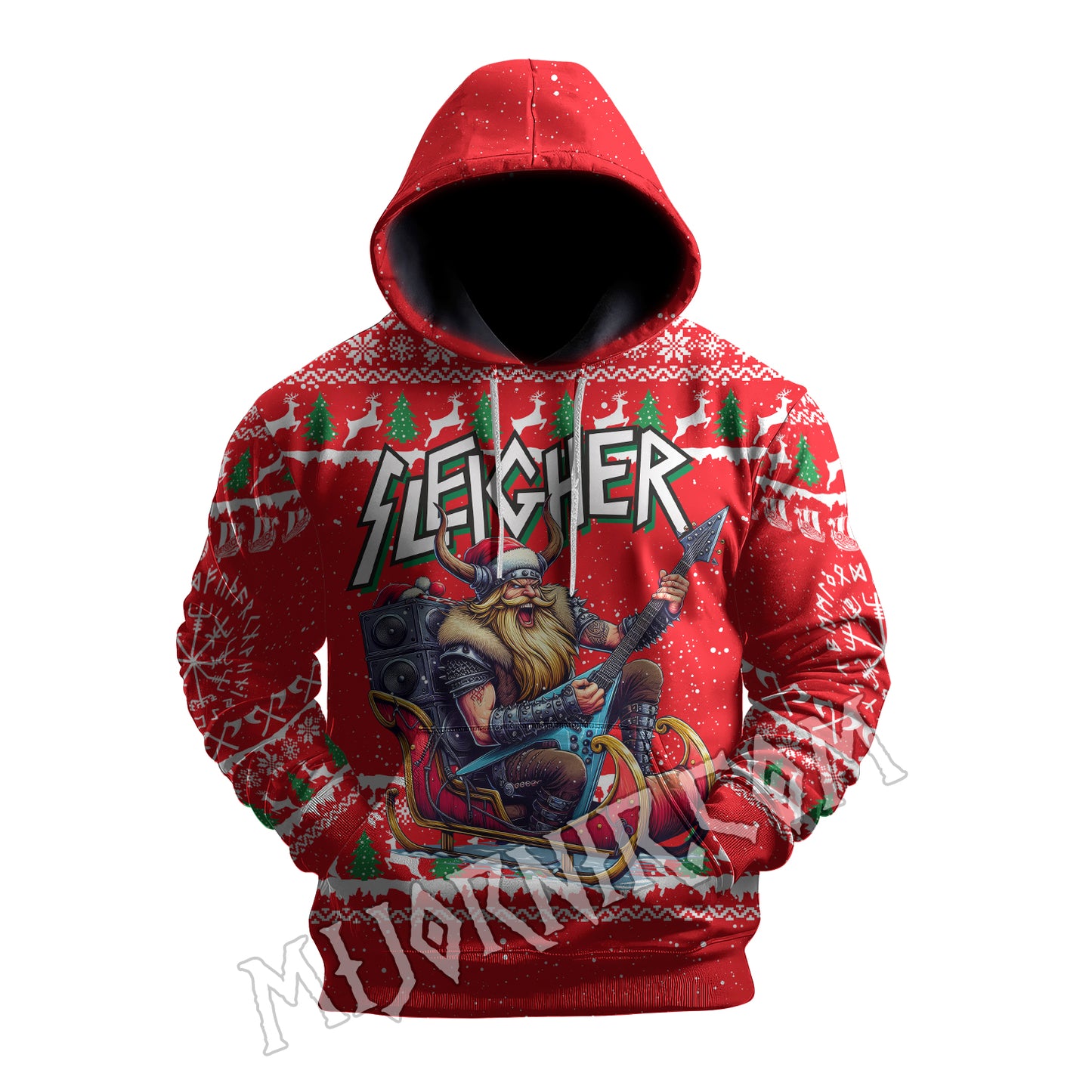 Santa's Viking Sleigher - Viking Hoodie Set