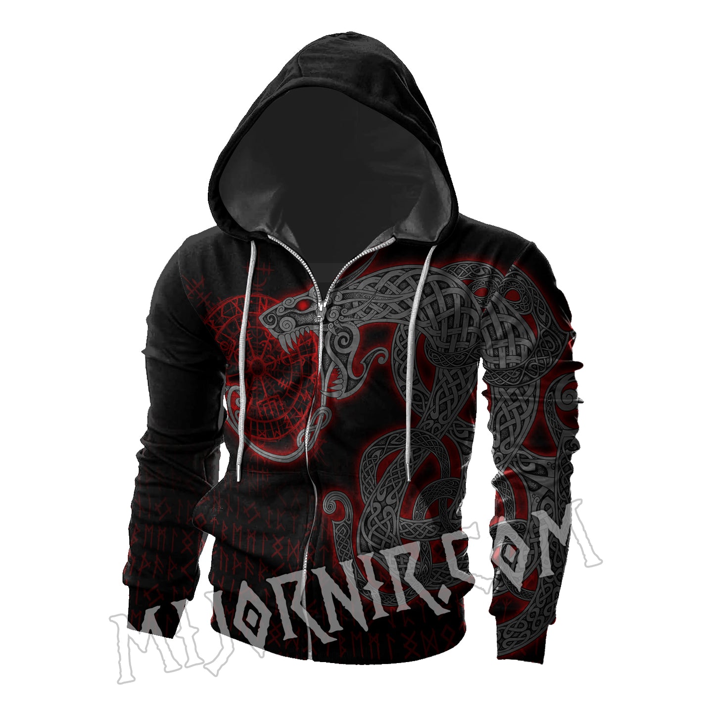 Jörmungandr Serpent - Viking Hoodie Set