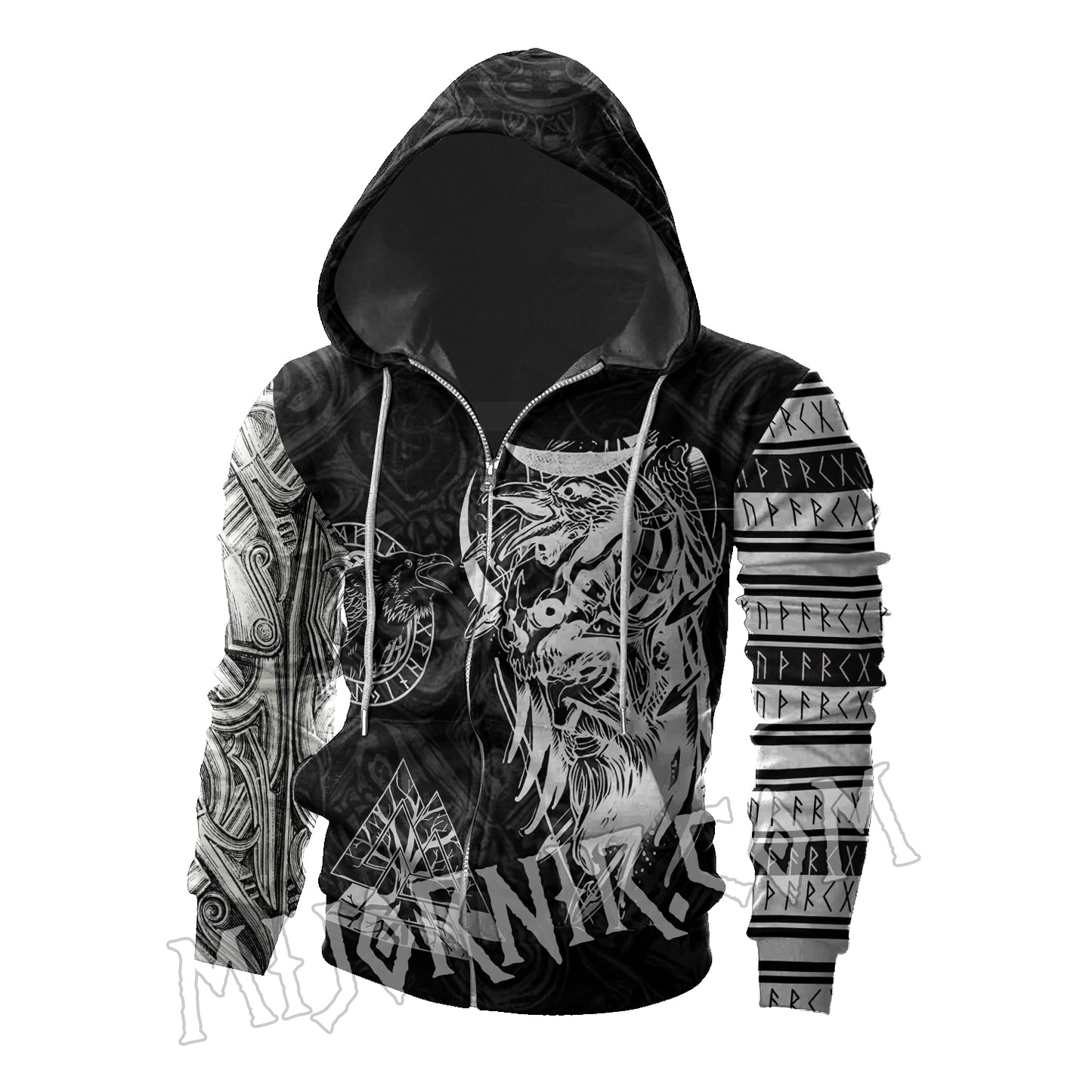 Odin's Embrace - Viking Hoodie Set
