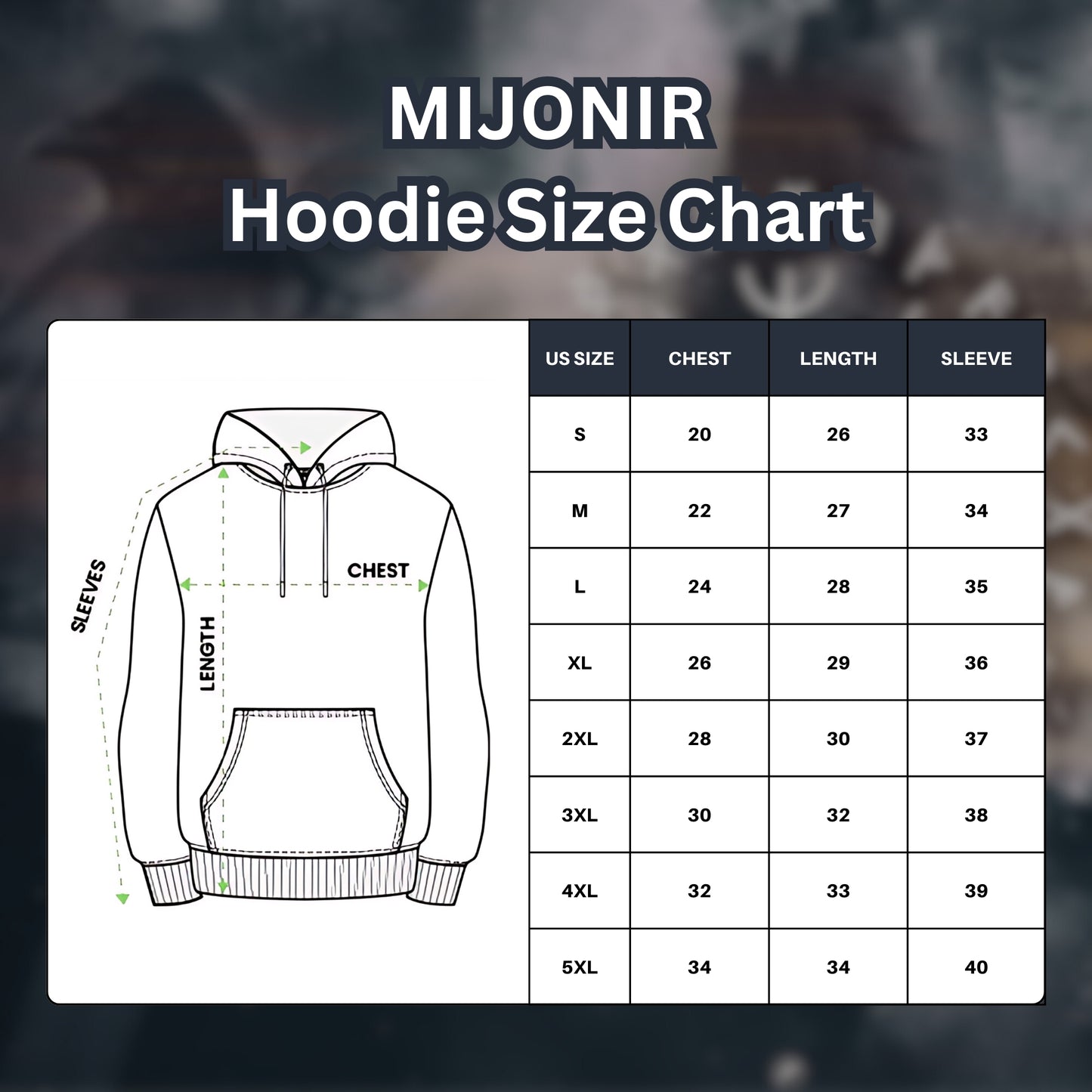 Fiery Raven Viking - Viking Hoodie Set