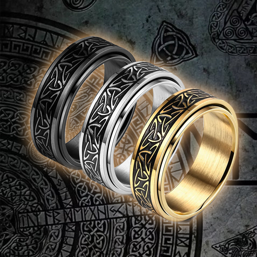 Viking Celtic Knot Rune Rings