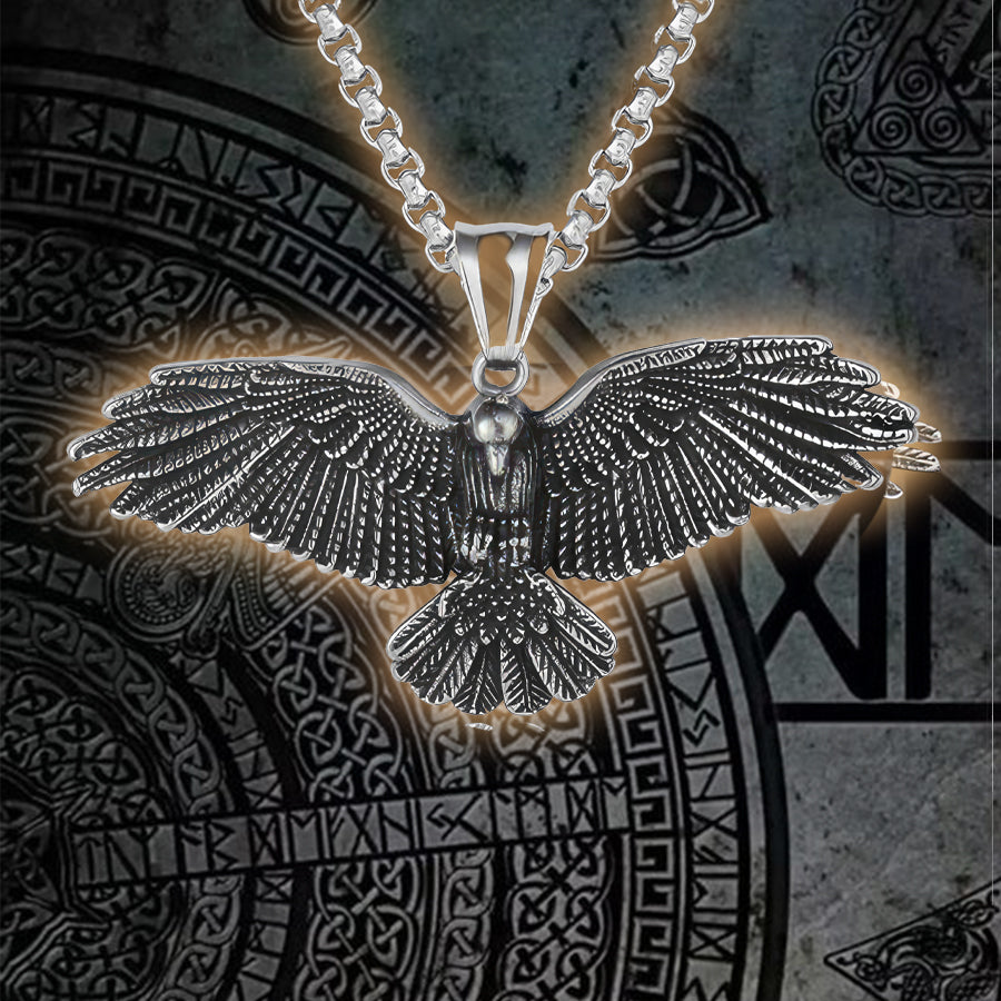 Odin's Raven Necklace