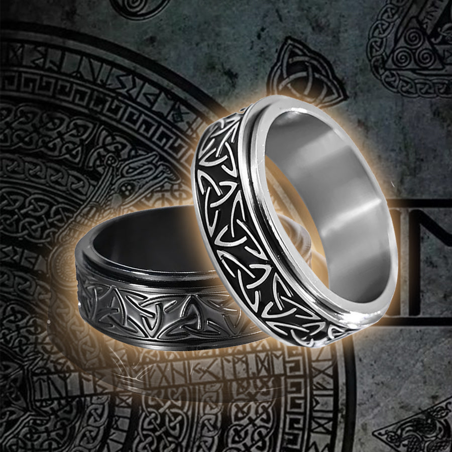 Viking Celtic Knot Rune Rings