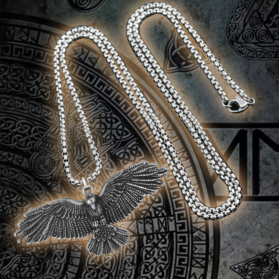 Odin's Raven Necklace