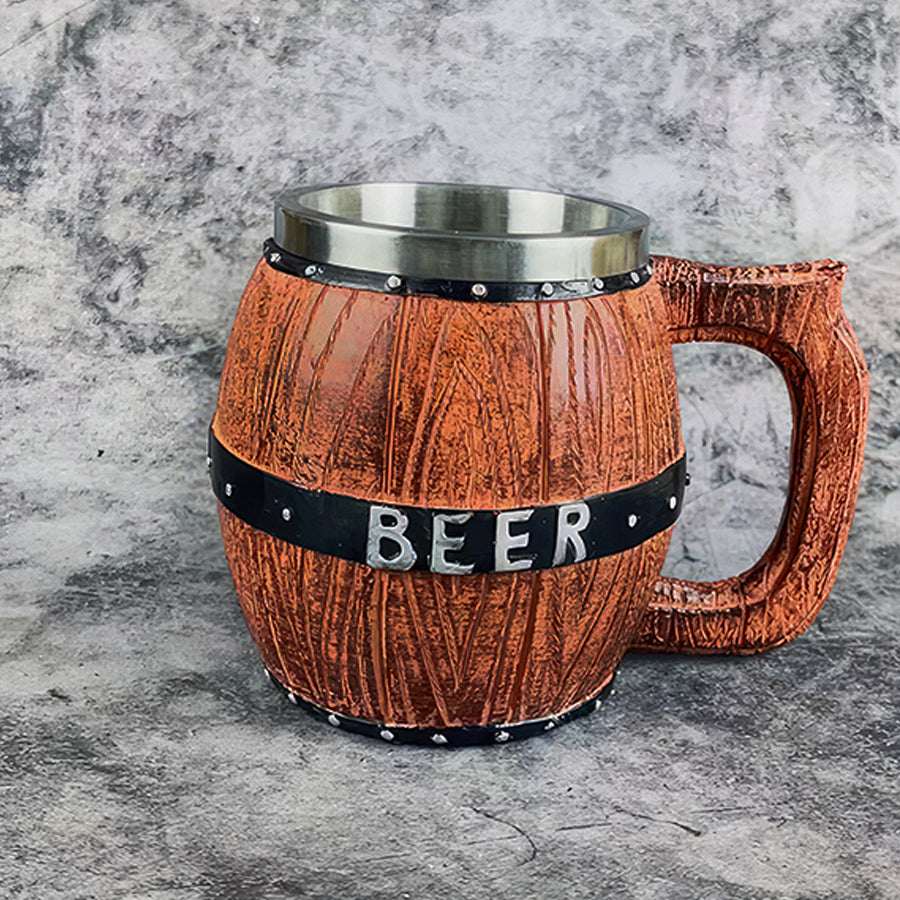 Viking Mug Beer Barrel