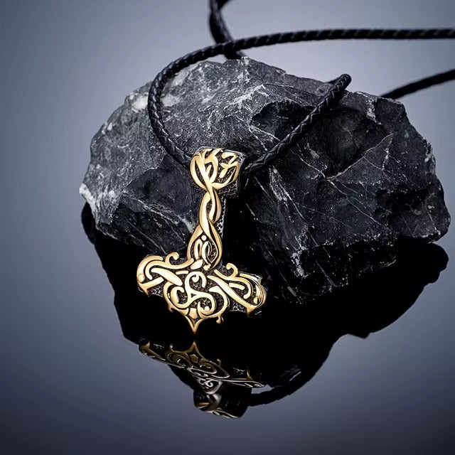 Punk Viking Thor's Hammer Necklace