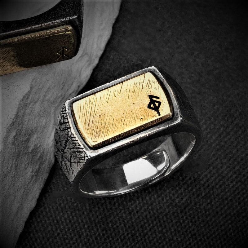 Silver Magical Rune Nordic Ring
