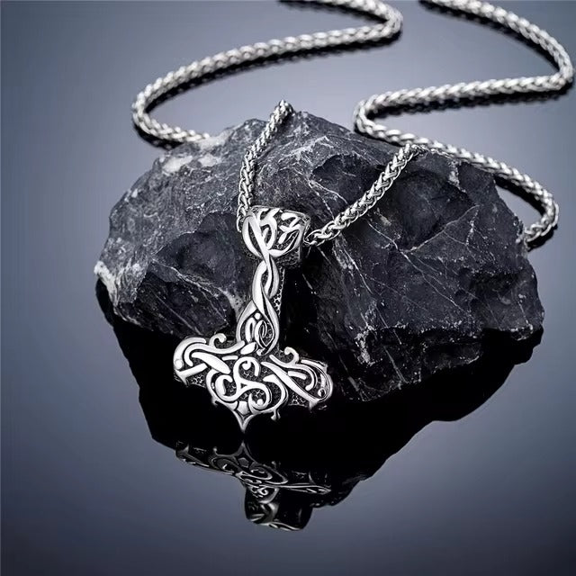 Punk Viking Thor's Hammer Necklace