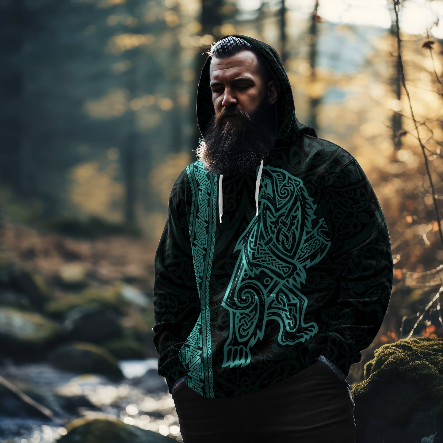 Berserker Bear - Viking Hoodie Set
