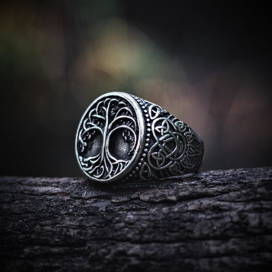 Decorated Yggdrasil Ring