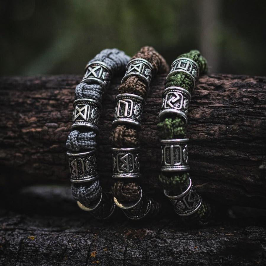 Handmade Runic Paracord Bracelet